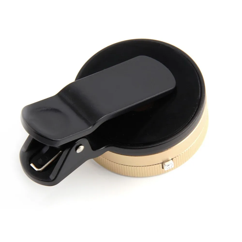 Портативная светодиодная вспышка с зажимом для селфи видео сотового телефона