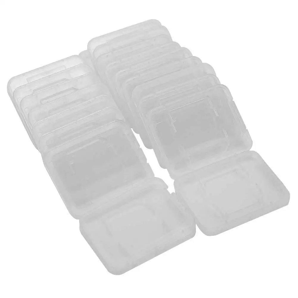 20 шт. прозрачный стандартный SD SDHC чехол для держателя карты памяти защитная