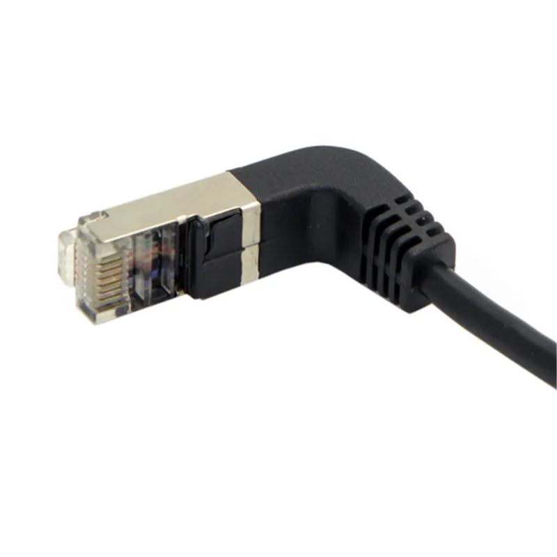 90 градусов Подпушка и вверх под углом 8P8C ftp stp utp cat 5e lan ethernet сетевой кабель патч