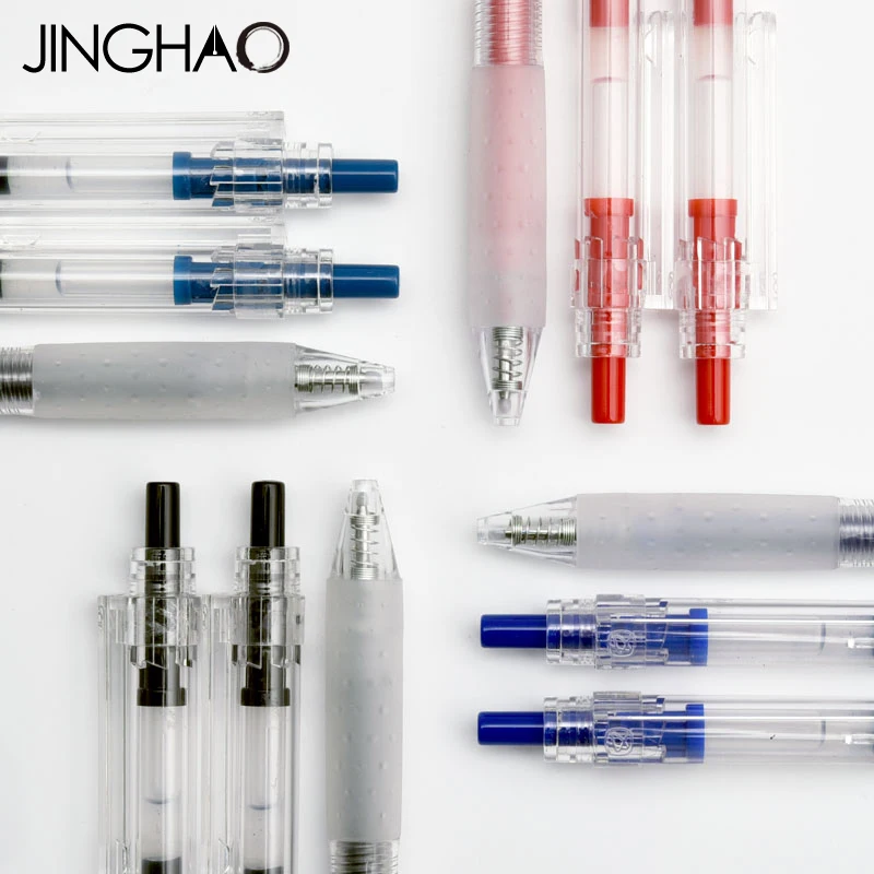 10 шт./лот Jinghao KACO KEYBO серии гелевые ручки Модные прозрачные баррель пресс гелевая
