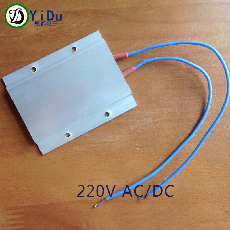 220V постоянная температура керамический алюминиевый нагреватель PTC нагреватель с оболочкой 77*62 мм