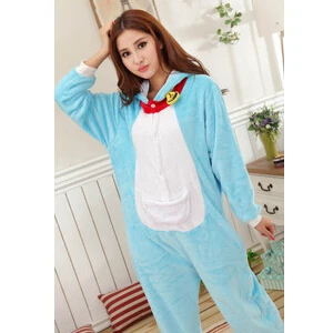 Оптовая продажа животных комбинезоны унисекс для взрослых Doraemon Onesie аниме