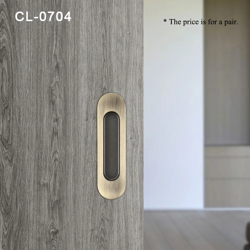 CL-0704-qinggu 4 цвета/скандинавские невидимые дверные ручки, раздвижные дверные замки для деревянных раздвижных дверей, шкаф, Невидимая ручка и тяга - Цвет: CL-0704-qinggu