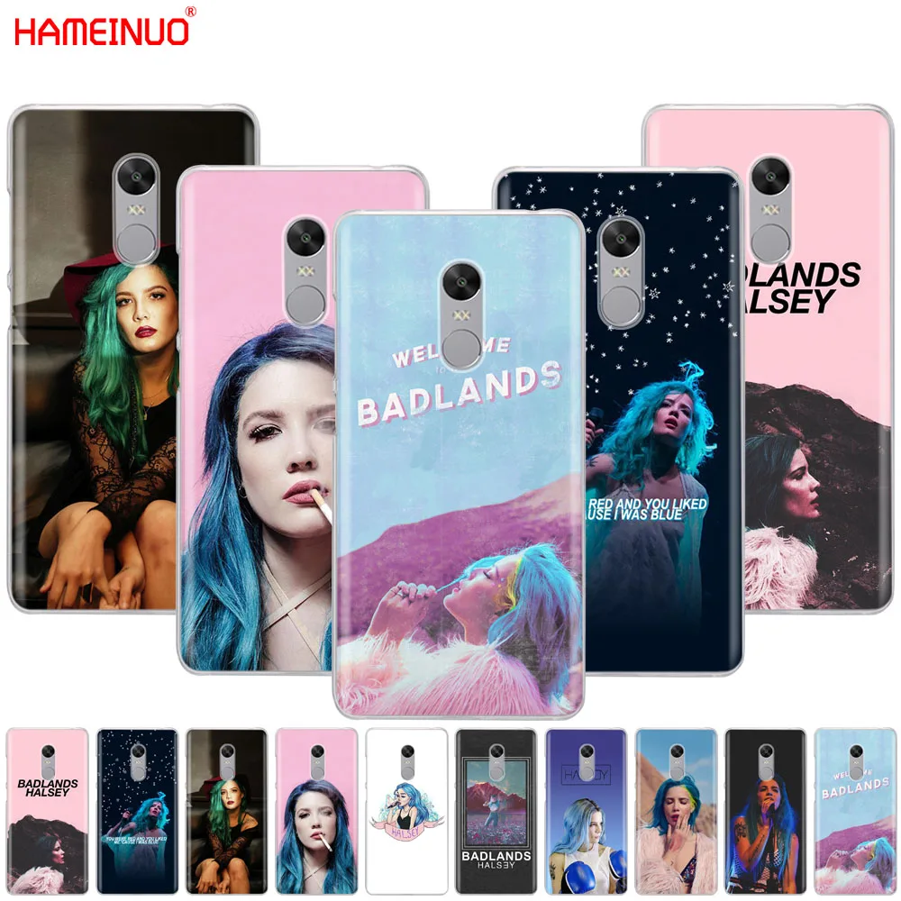 HAMEINUO Halsey чехол для телефона с текстом песни Badlands Xiaomi redmi 5 4 1 1s 2 3 3s pro PLUS note 4X 4A