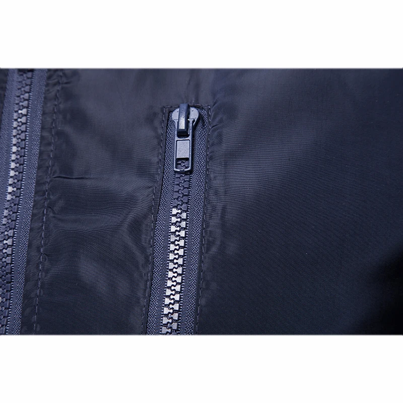 Мужская куртка на молнии размера плюс Весенняя спортивная с длинным рукавом