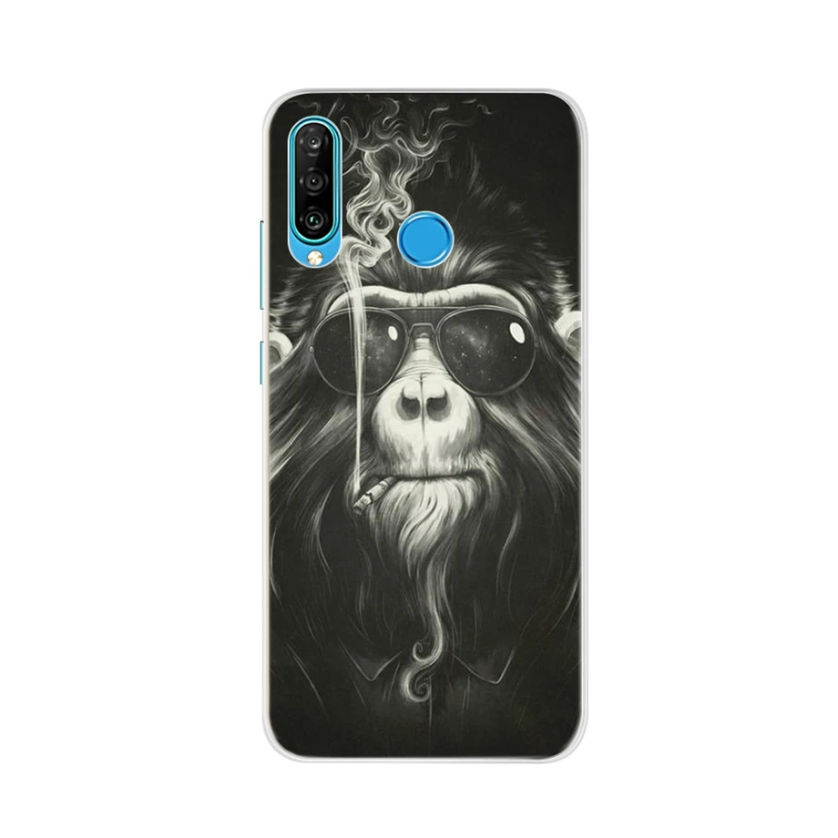 Чехол для huawei p30 lite pro силиконовый чехол ТПУ задняя крышка для телефона мягкий чехол для Funda huawei p30 pro p30lite p30pro p 30 lite чехол - Цвет: Небесно-голубой