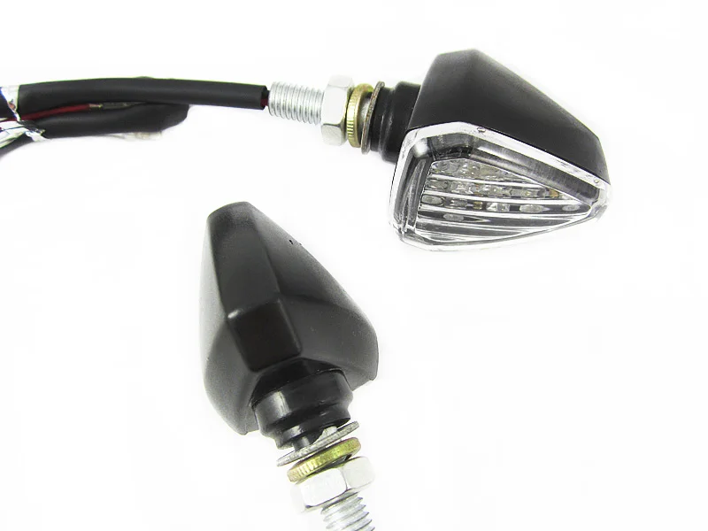 1 Пара 5 Вт 12 В Индикатор Желтый Свет Лампы СВЕТОДИОДНЫЕ Мотоциклов Света Сигнала