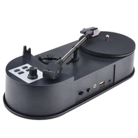 vinyl record player mini mp3 converter turntables to save music to usb flash drive sd card built in speaker ezcap613p 3345rpm