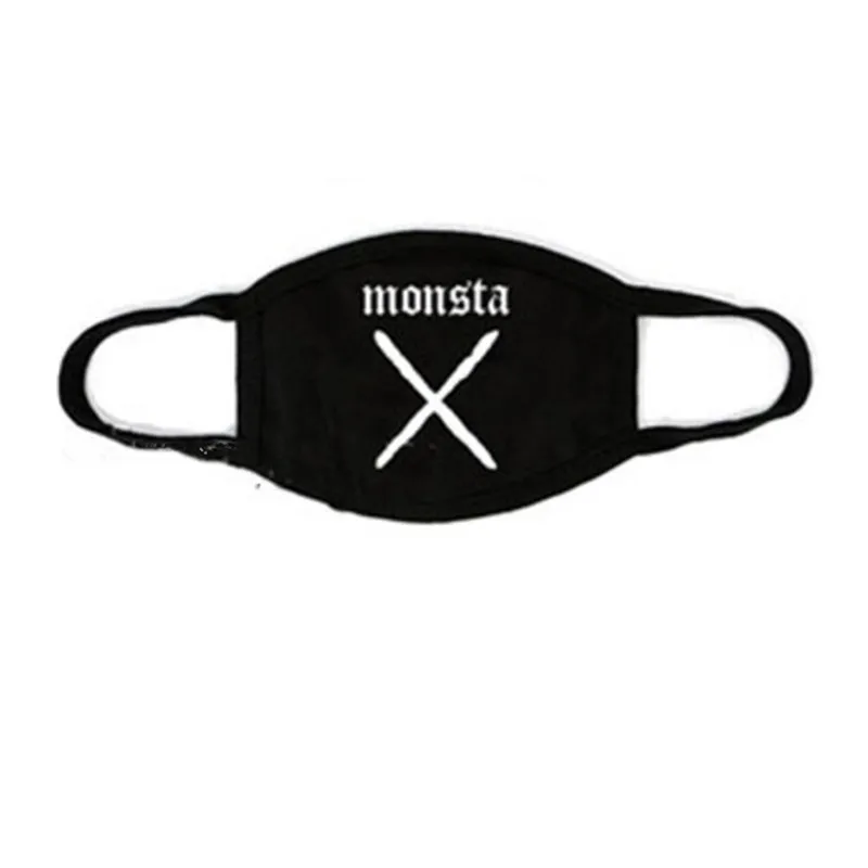 Allkpoper KPOP MONSTA X маска для рта Хлопок Зима I.M лицо Муфельная рот-Муфельная антипыль
