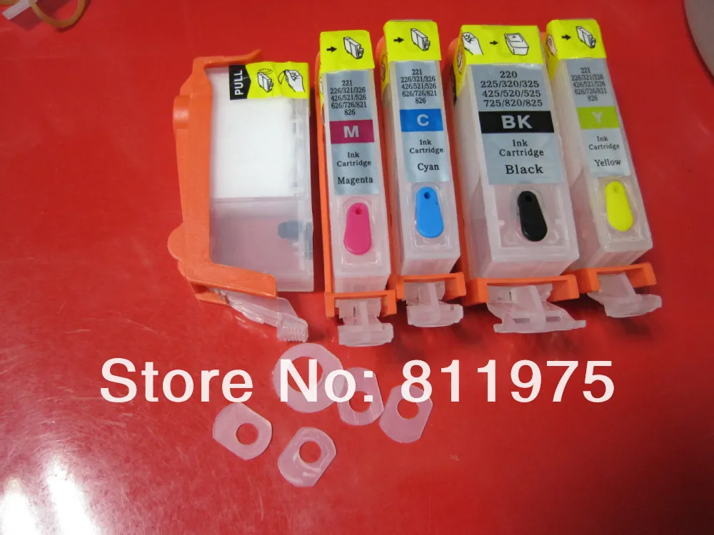 PGI 725 PGBK CLI 726 совместимый многоразовый картридж для принтера Canon MG5270 MG5170 MG6170 MG8170
