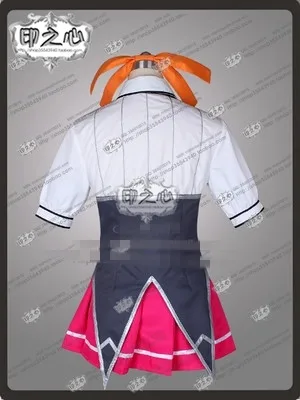 Аниме! Костюм для косплея в старшей школе DxD 3 Himejima Akeno Топы + юбка носки галстук