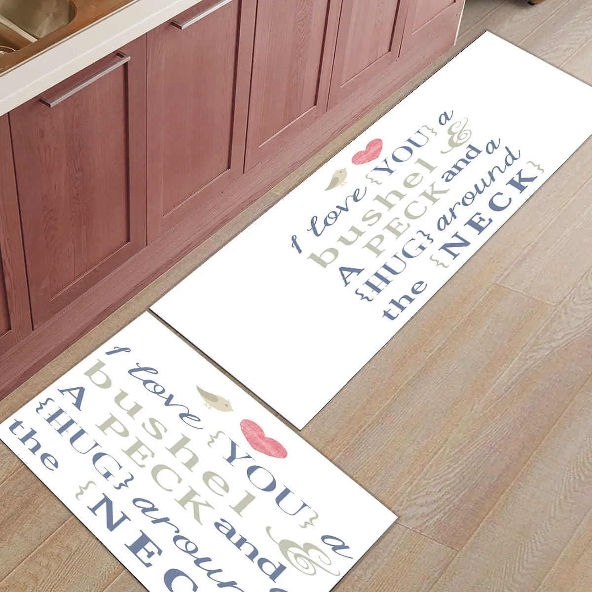 2 шт./компл. живой Смех Любовь декоративный Придверный коврик вход передняя дверь