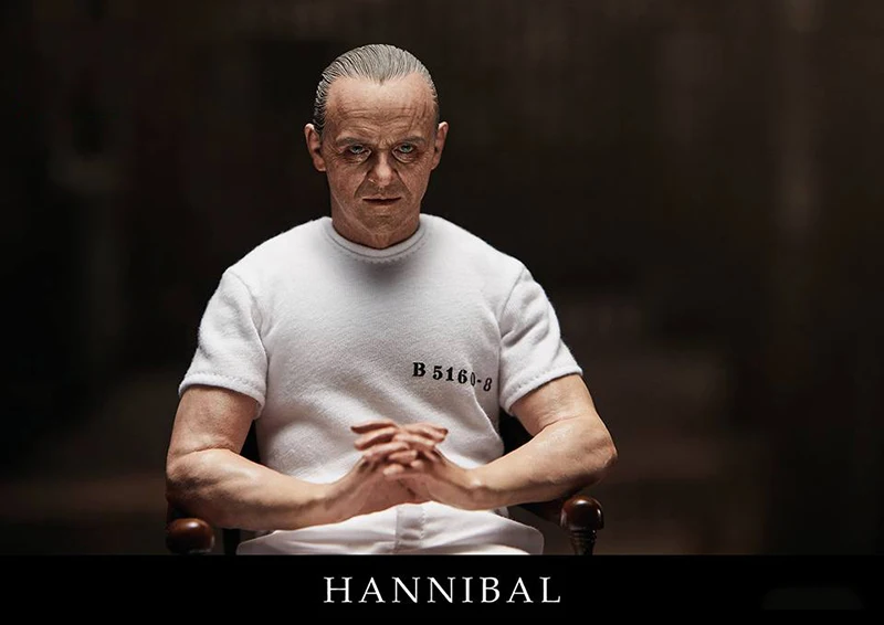 1/6 коллекционный полный набор The Silence of the Lambs 1991 Hannibal Lecter Белая школьная форма Ver