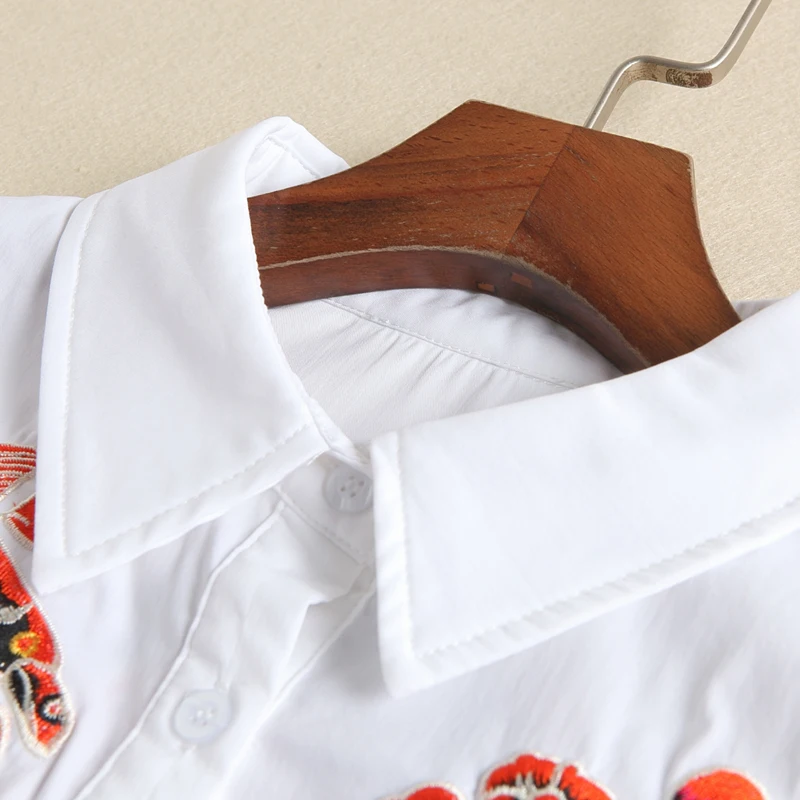 2017 Лето Новых Женщин Прибытия Вскользь платье Вышивка Мода Платья До Колен