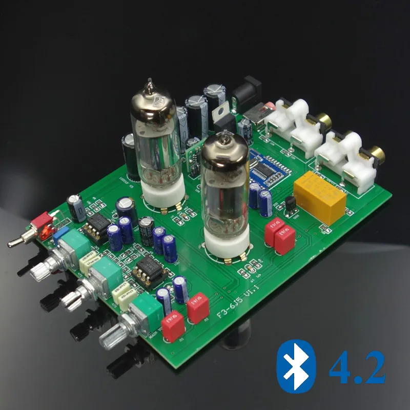 GHXAMP Bluetooth 6J5 ламповый предусилитель тональная плата NE5532 предусилитель твитер бас Регулировка желчи предварительно колонки усилитель DIY аналоговый вход