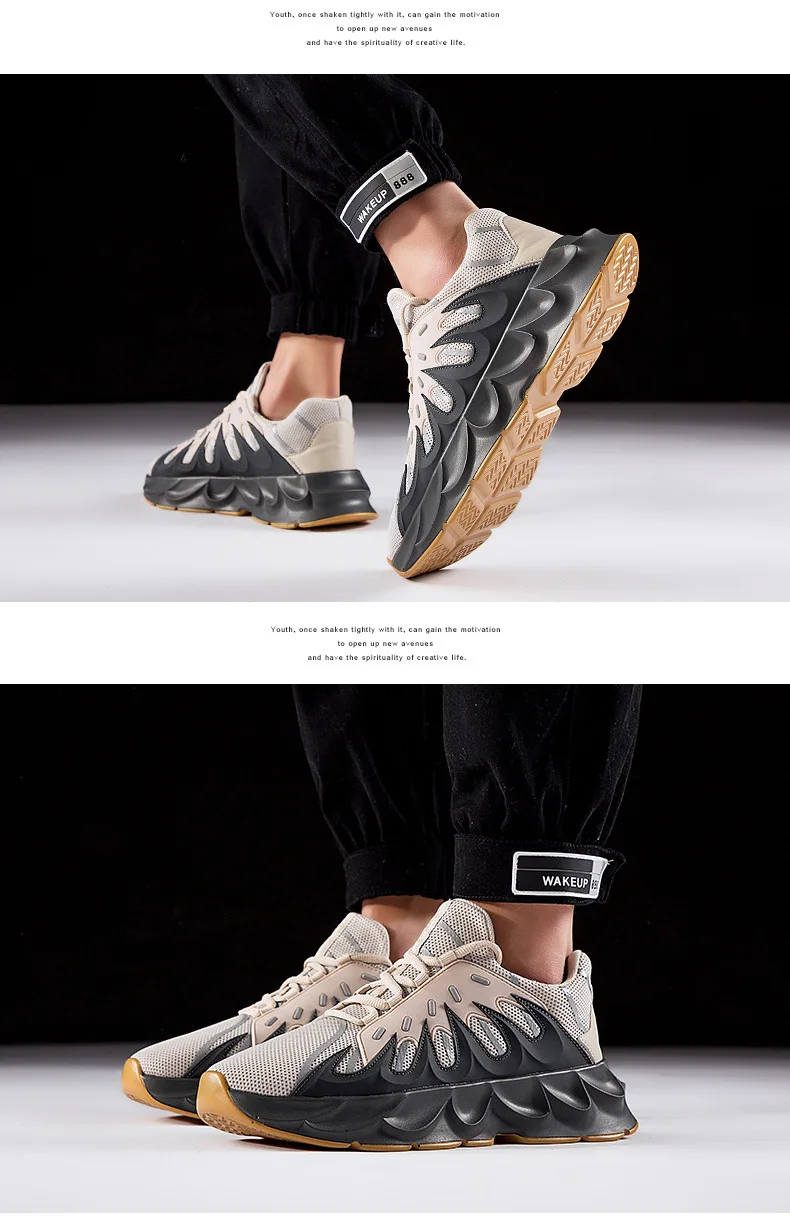 Ins Daddy/мужские кроссовки с подсветкой; сезон лето; Zapatillas Deportivas Hombre; модная дышащая повседневная обувь; Sapato Masculino