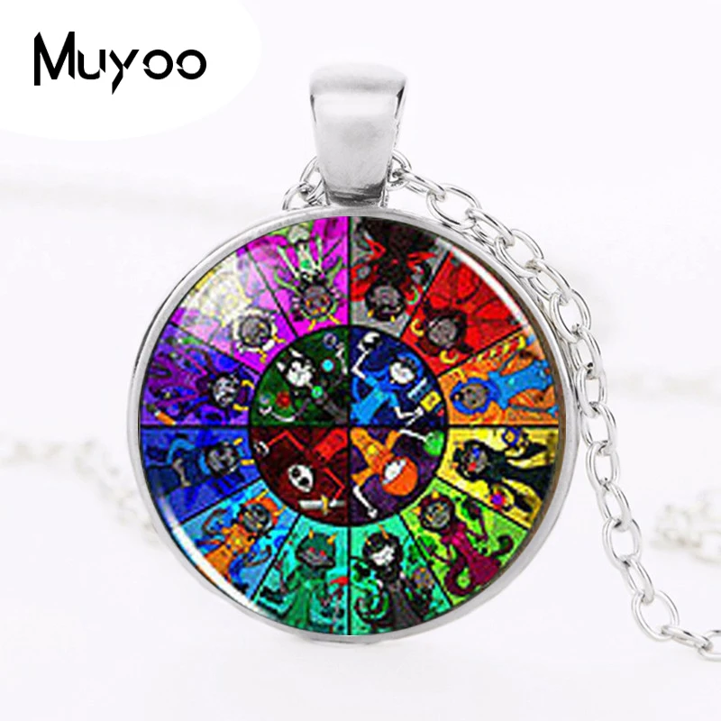 Стимпанк новый Homestuck God Wheel Game ожерелья с героями комиксов кулон Ювелирное