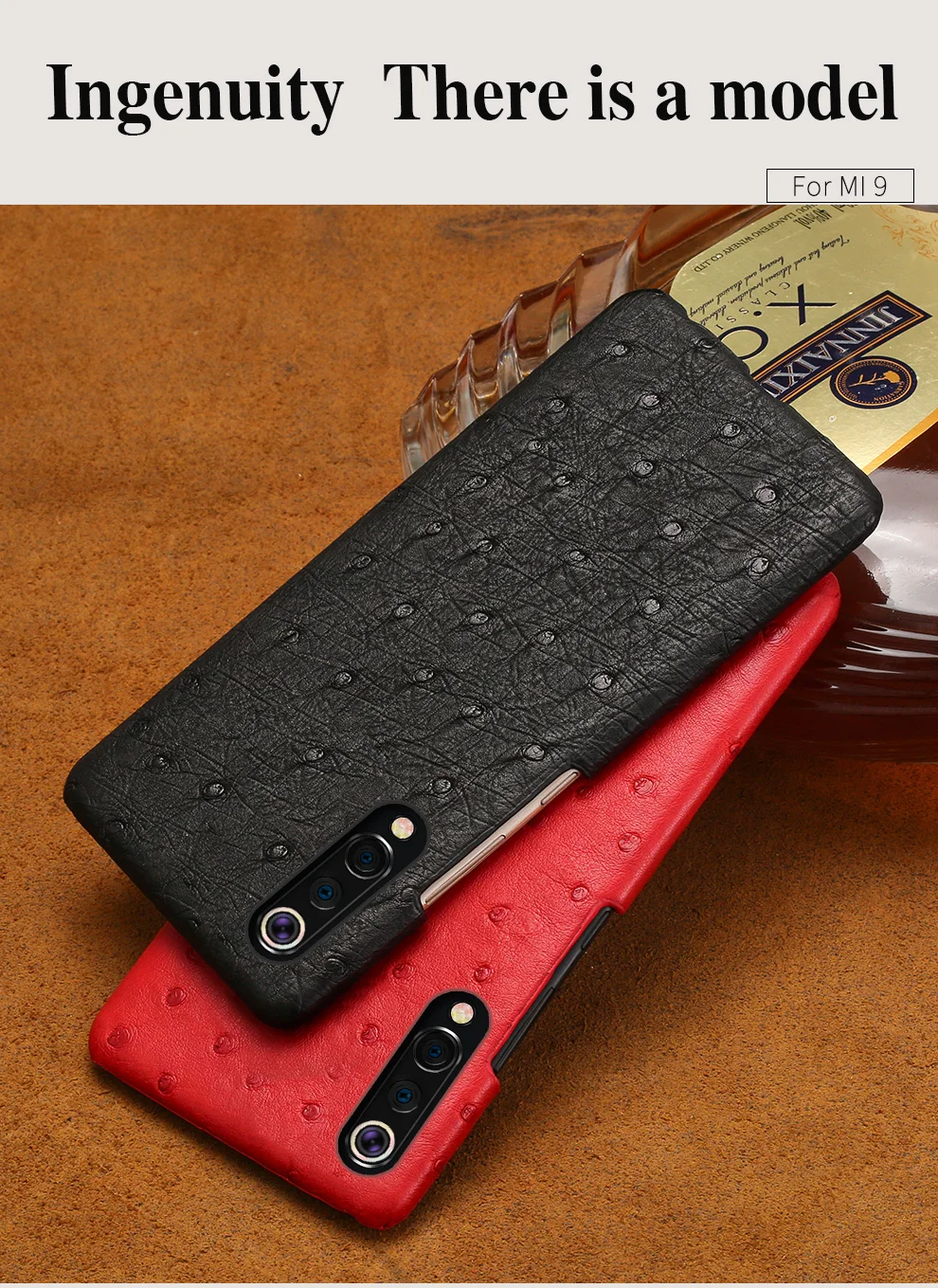 Натуральный страусиный кожаный чехол для телефона для Xiaomi mi 9 8 Lite Explore ore Pocophone F1 чехол s для Red mi Note 7 чехол роскошный чехол marvel