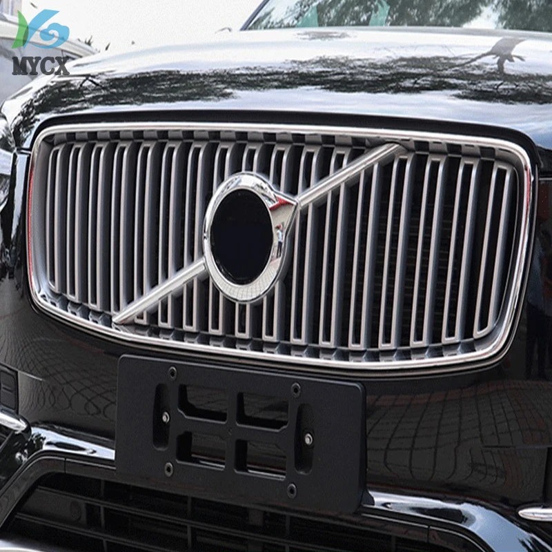 Для Volvo XC90 XC 90 AB матовый автомобильный Стайлинг внешние аксессуары Передняя решетка гриль крышка молдинг отделка 2 шт