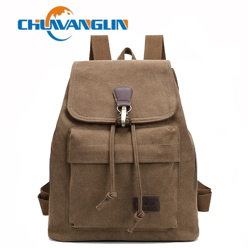

Chuwanglin New shelves women's canvas backpack vintage school backpacks fashion feminine Laptop backpack travel bags C1031