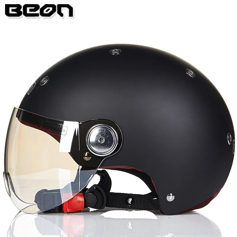 BEON B-103 винтажный мотоциклетный шлем Beon с открытым лицом для мотокросса внедорожный шлем casco capacete - Цвет: 16