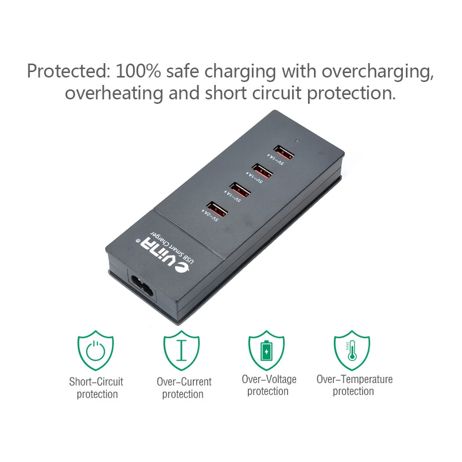 20 Вт Быстрая зарядка 2,1 USB зарядное устройство смарт 4 порта настольная зарядка мобильного телефона зарядное устройство для iPhone samsung huawei Xiaomi LG