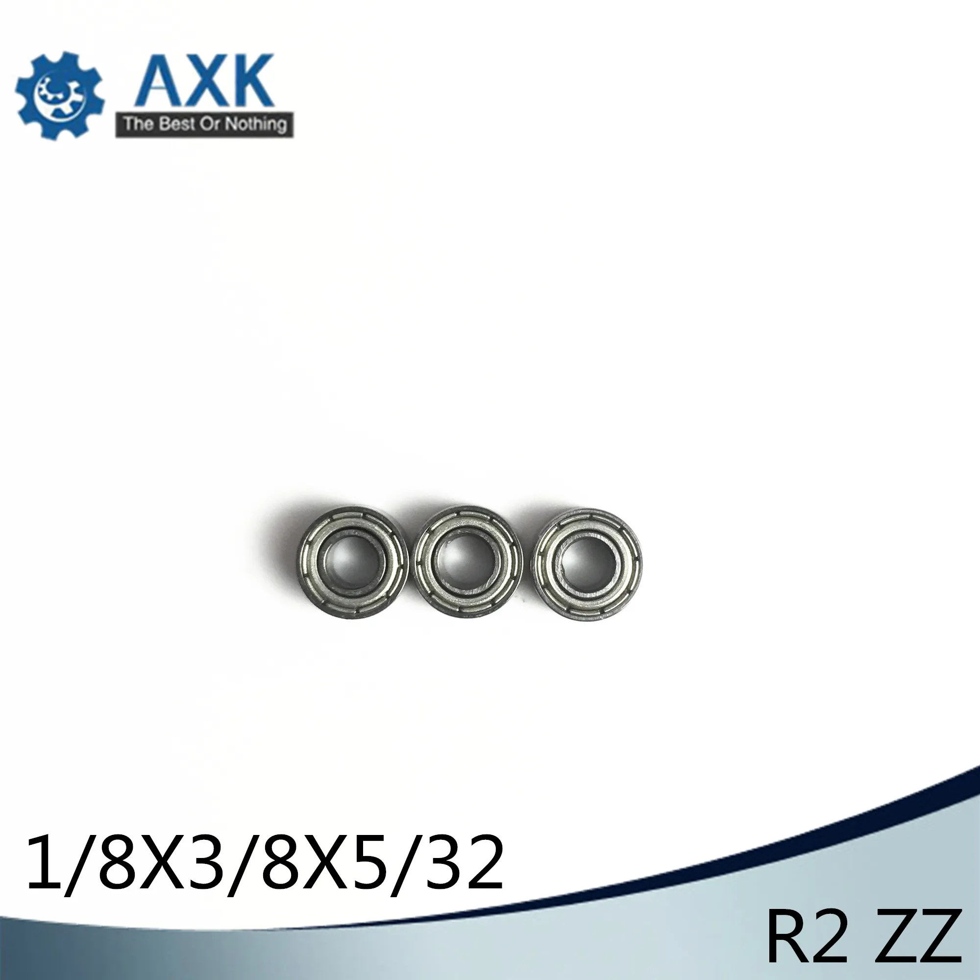 R2ZZ подшипник ABEC 1 (10 шт.) 1/8 &quotx3/8&quot x5/32 &quotдюйм миниатюрный R2 ZZ Шариковые подшипники