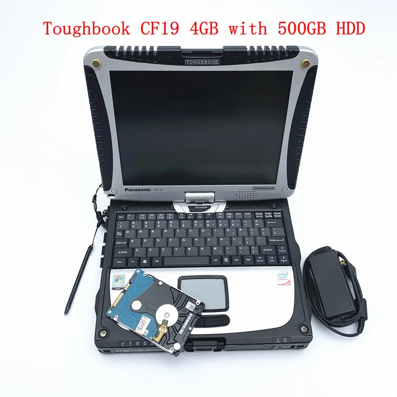 Ноутбук Toughbook CF19 4 Гб с жестким диском 500 вращающийся антикоррозийный военная