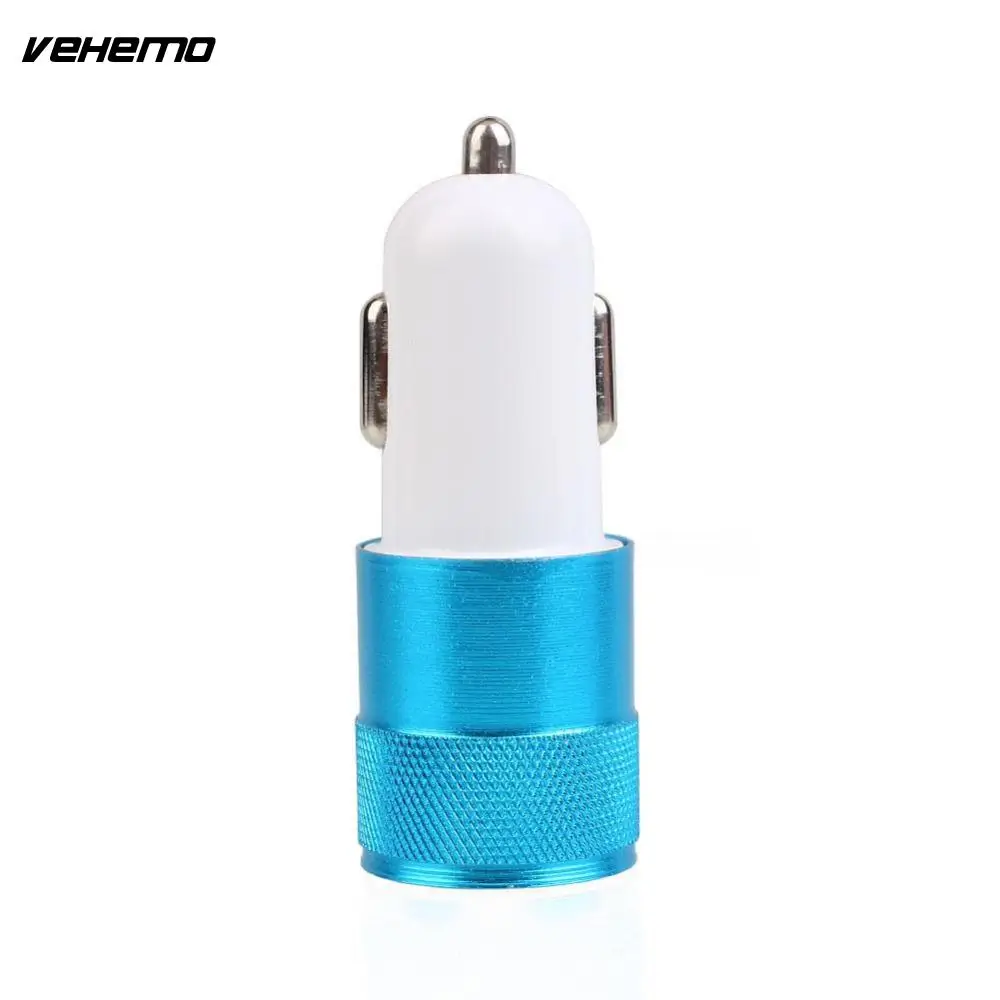 Vehemo Dual USB Автомобильное зарядное устройство Quick Charge 2 0 2.1A мобильный телефон