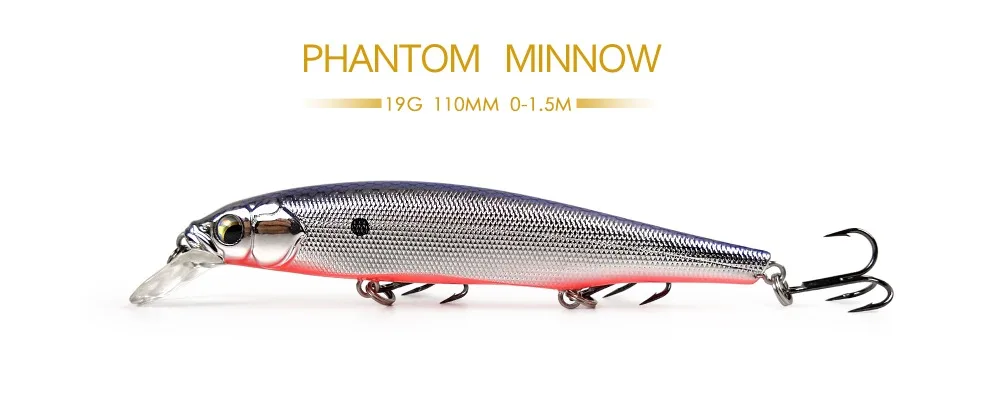 Время Фирменная новейшая модель Phantom 110SP приостановить Рыбалка воблеры гольян г 110 мм 19 г искусственные приманки для щуки и бас Рыбалка