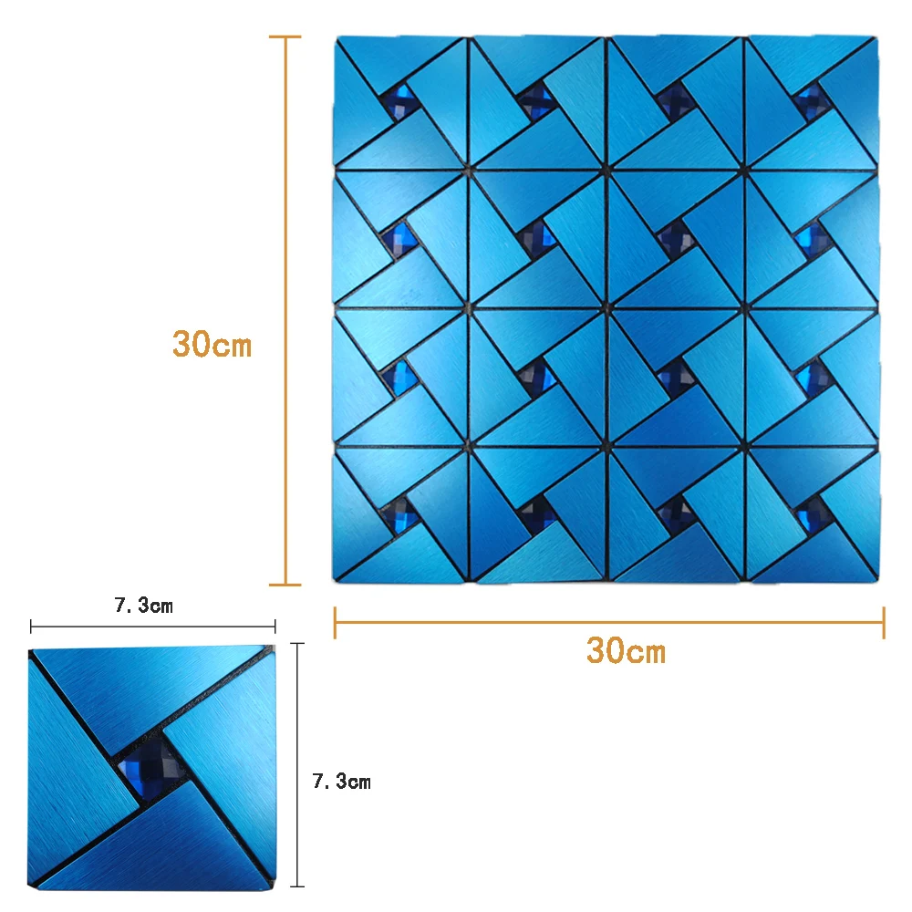 Rainqueen 30x30 см 3D самоклеющиеся мозаичные наклейки кухонные наклейки для настенной плитки ванной комнаты водонепроницаемые алюминиевые панели домашний декор "сделай сам"