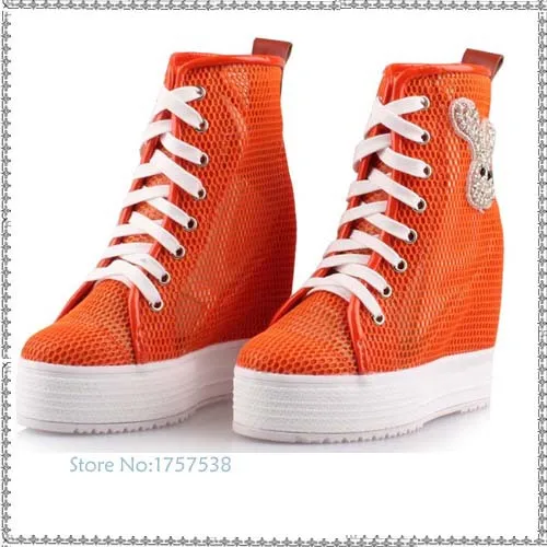 2017 г. женские ботинки на платформе шнуровке танкетке высоком каблуке