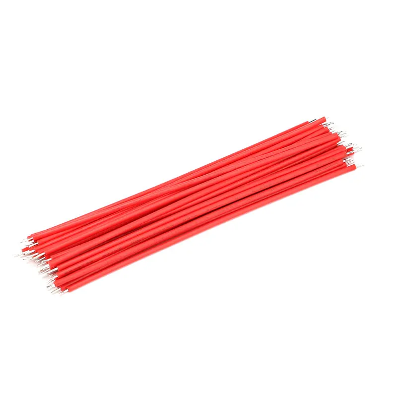 100 шт./лот Оловянная макетная плата Соединительный кабель провод 24AWG для Arduino гибкий 80 мм два конца ПВХ провод электронный 6 цветов