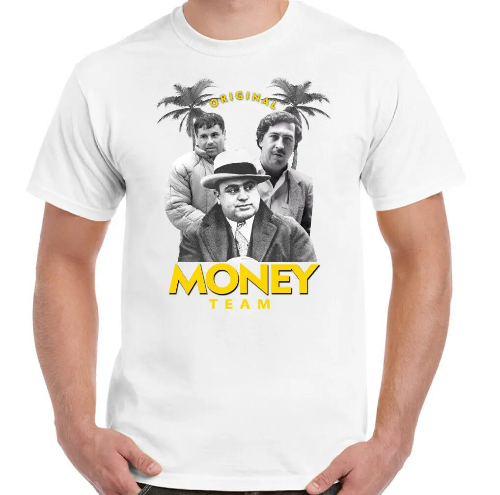 2019 модная мужская забавная футболка с Пабло эко баром Al Capone бандитская мафия