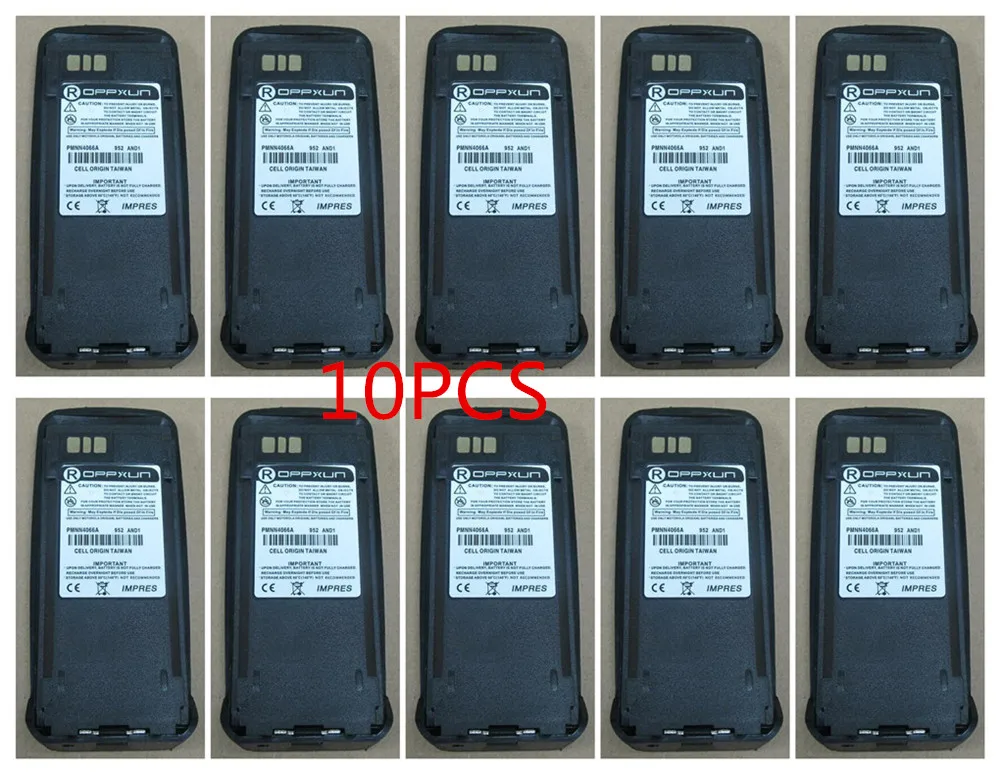 

OPPXUN 10PCS PMNN4066 2200mAh Li-ion battery for MOTOROLA DEP Series :DEP 550, DEP 570, DGP4150, DGP4150+, DGP6150, radios