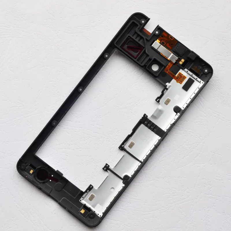 BINYEAE пластиковая средняя рамка для Nokia Microsoft Lumia 640/640XL черный корпус шасси задняя