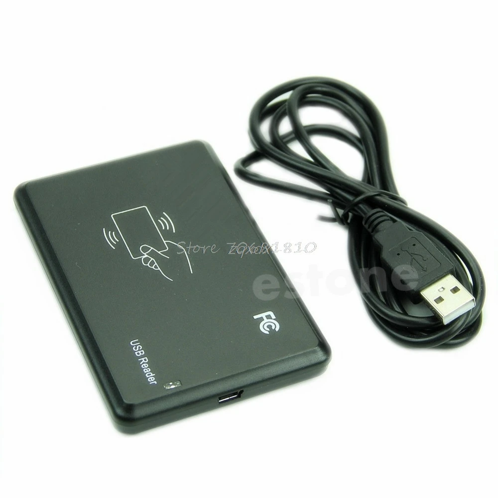 Для USB RFID Бесконтактный датчик приближения считыватель смарт карт 125 кГц EM4100 Window7