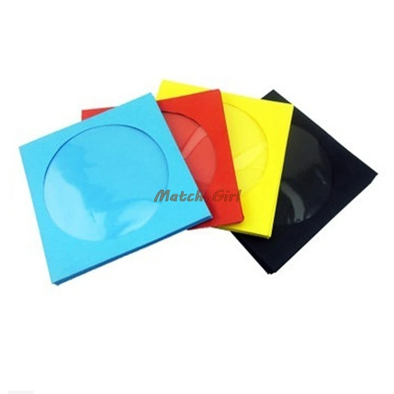 

12,5 шт.-* см, Разноцветные бумажные дисковые Чехлы для дисков и CD дисков, Упаковочная Сумка, конверты, пакеты для свадебвечерние вечеринок