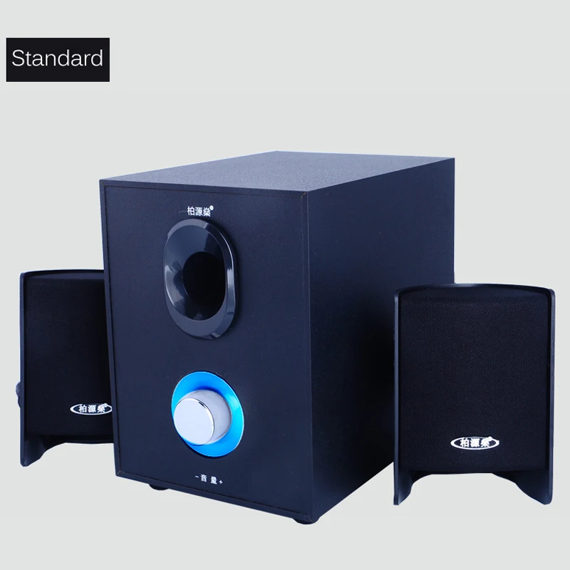 Сабвуфер Bluetooth колонки для компьютера ПК Стерео тяжелый бас Настольный AUX Loundspeaker
