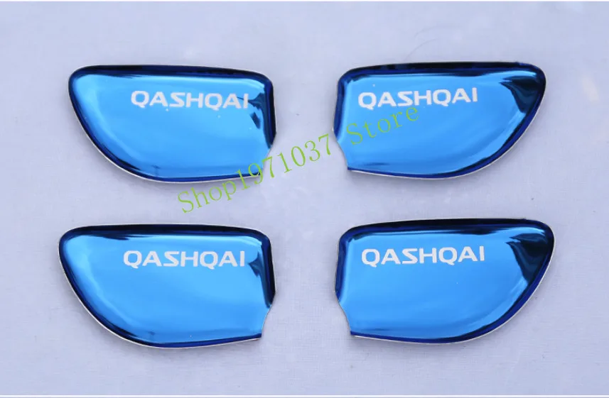Автомобильный Стайлинг Дверная ручка Крышка дверная Чаша отделка для Nissan QASHQAI 2016