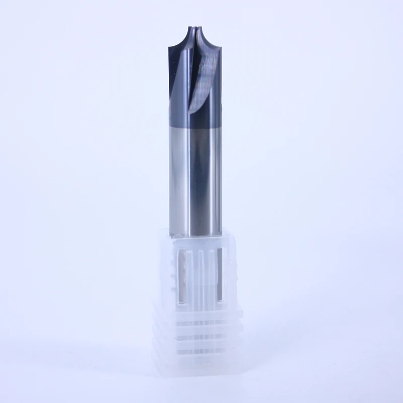 1pcs R1.5 R2 R2.5 R3 R4 R5 50L HRC55 4flutes inside concave Radius end mill tungsten carbide steel chamfer countersink | Инструменты