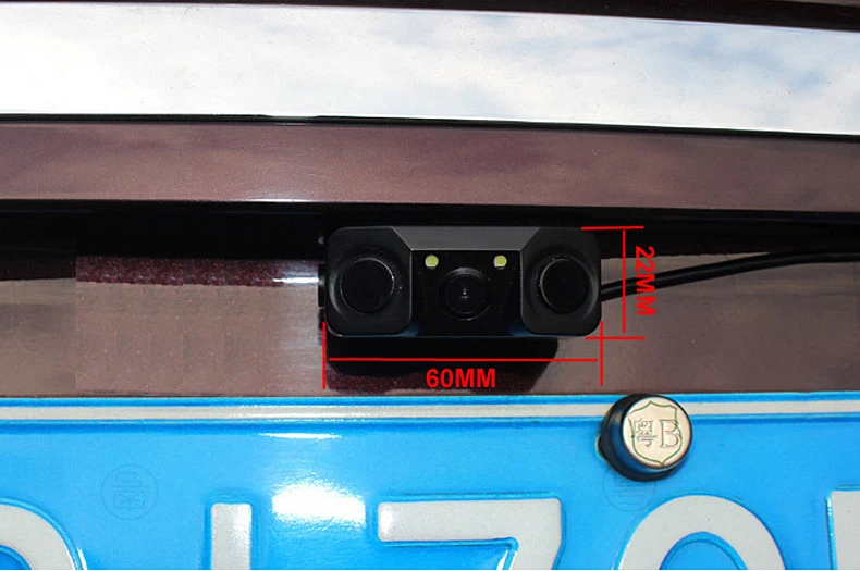 3 в 1 Автомобильная камера заднего вида с 2 радар детекторами|Автомагнитолы| |