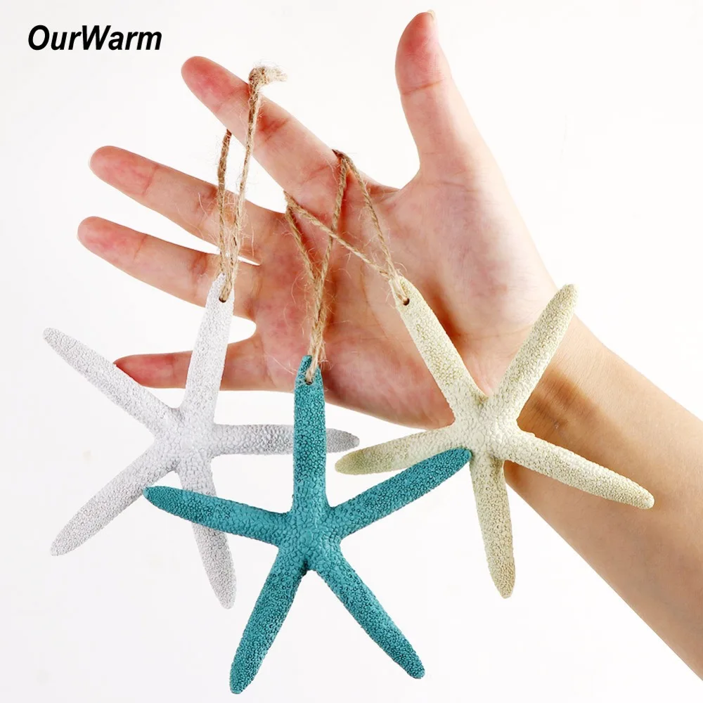 OurWarm 10 шт. искусственные полимерные морские звезды украшения см пальчиковые DIY