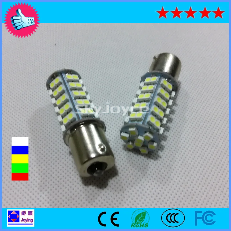 2016 2X 68SMD 1156 BA15S 7506 P21W Светодиодная лампа задсветильник хода 12 В постоянного тока