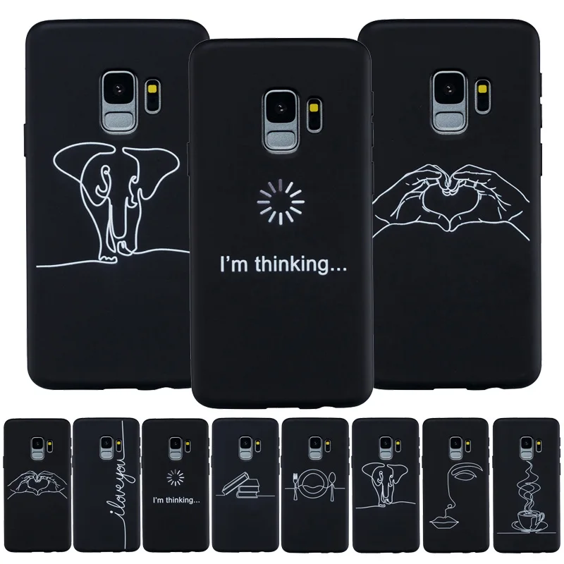 Капа для samsung A7 Мягкий силиконовый чехол крышка на samsung Galaxy S9 S8 S7 край A6 A8 плюс A3 A5 Note 9 S 8 Coque