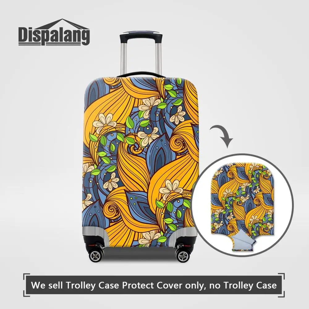 Luggage Cover29 Dispalang чехол с цветочным принтом Защитные чехлы для путешествий аксессуары пылезащитный чехол для багажа для 18-32 дюймов Чехол для костюма чехол - Цвет: Luggage Cover29