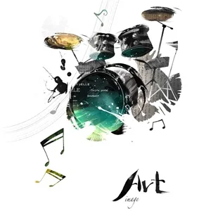 3 шт. (без рамки) настенное искусство музыкальные инструменты гитарный барабан