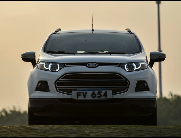 AKD автомобильный Стайлинг для Ford Ecosport фара бренд Sonar светодиодный фара DRL HID фара ангел глаз биксеноновые фары аксессуары