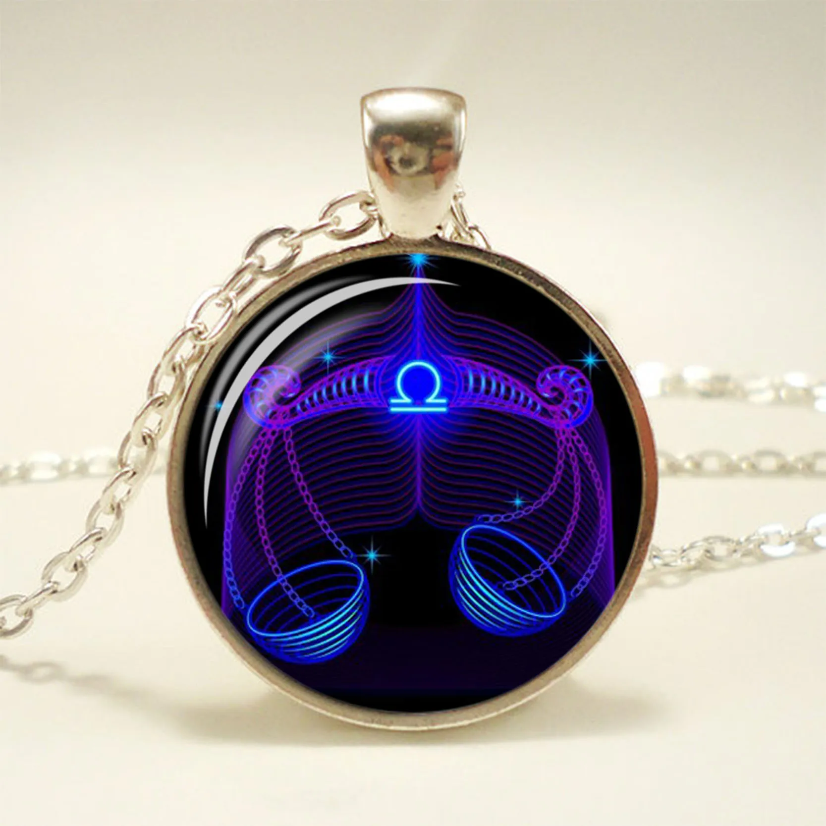 Ожерелье с подвеской в виде знака зодиака 12 цветов ожерелье для женщин и мужчин