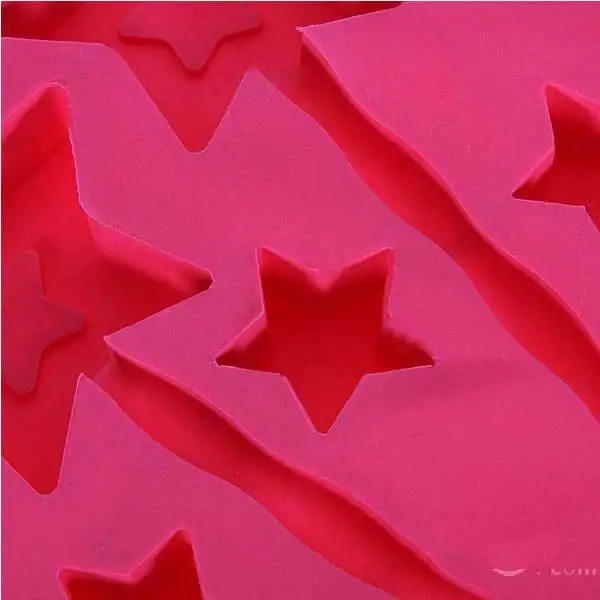 Bestman Ice Cube Tray Silicone Lucky Star Shaped Bar Molds | Дом и сад